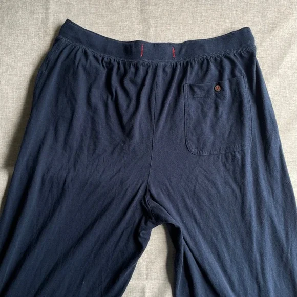 Tommy Bahama Men's Navy Blue Lounge Pants Size L G Cotton Polyester Drawstring - Picture 7 of 9